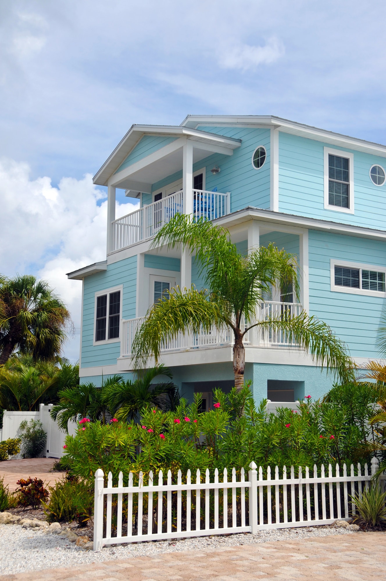 large beach house